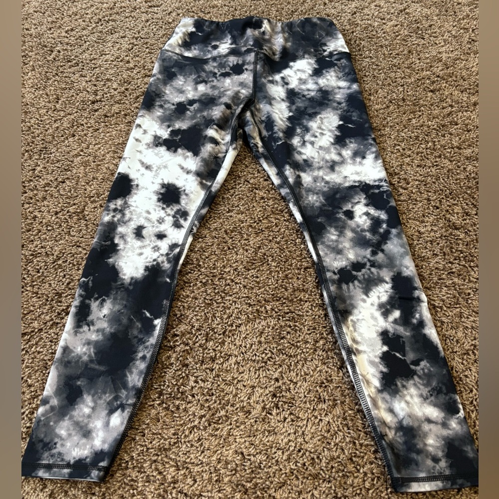 Workshop Republic Black and White Tie Dye Leggings Women’s Size S EUC